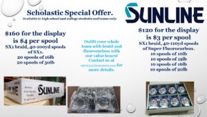 Sunline Scholastic Special Offer