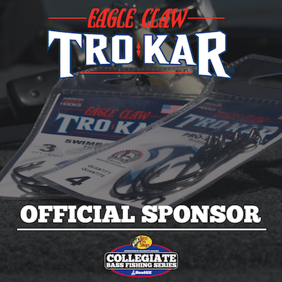 Eagle Claw Trokar to Continue Sponsorship of Collegiate Bass