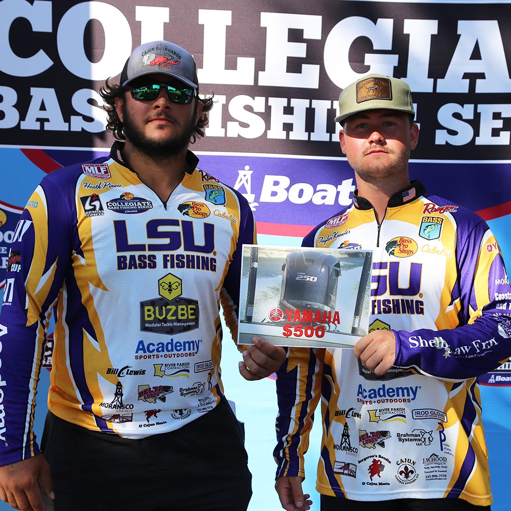 AFTCO Open Winners Take Home $500 Yamaha Contingency Bonus - Collegiate  Bass Championship