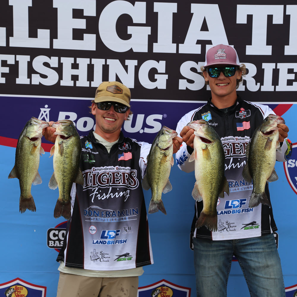 Pearman & Rutledge from 20th Ranked Campbellsville University Win the AFTCO Collegiate  Bass Open - Collegiate Bass Championship